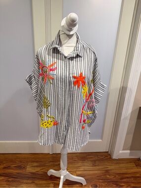 Made in Italy- Hera Button Down Shirt